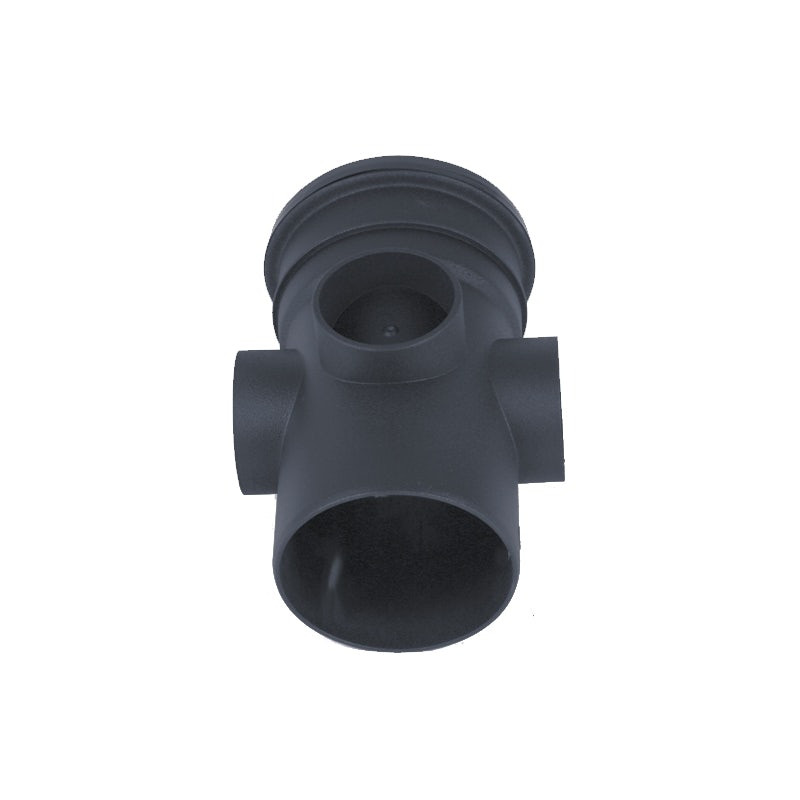 Brett Martin Cascade Cast Iron Style 110mm Plastic Single Socket Triple Boss Pipe