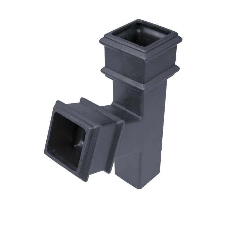 Brett Martin Cascade Cast Iron Style Square Plastic 112.5 Degree Branch