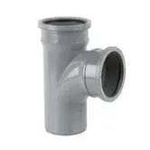 Bredd Martin Brett Martin Plastic Double Socket Push Fit Soil Pipe Branch - 110mm ...