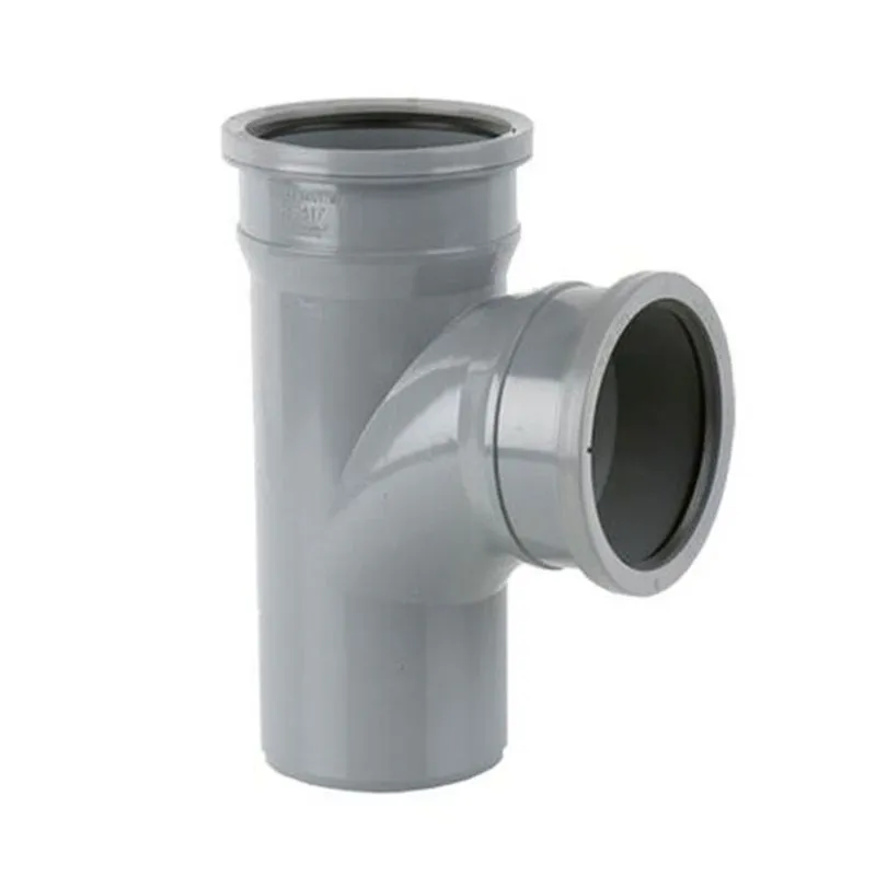 Brett Martin Plastic Double Socket Push Fit Soil Pipe Branch 110mm brett-martin-plastic-double-socket-push-fit-soil-pipe-branch-110mm