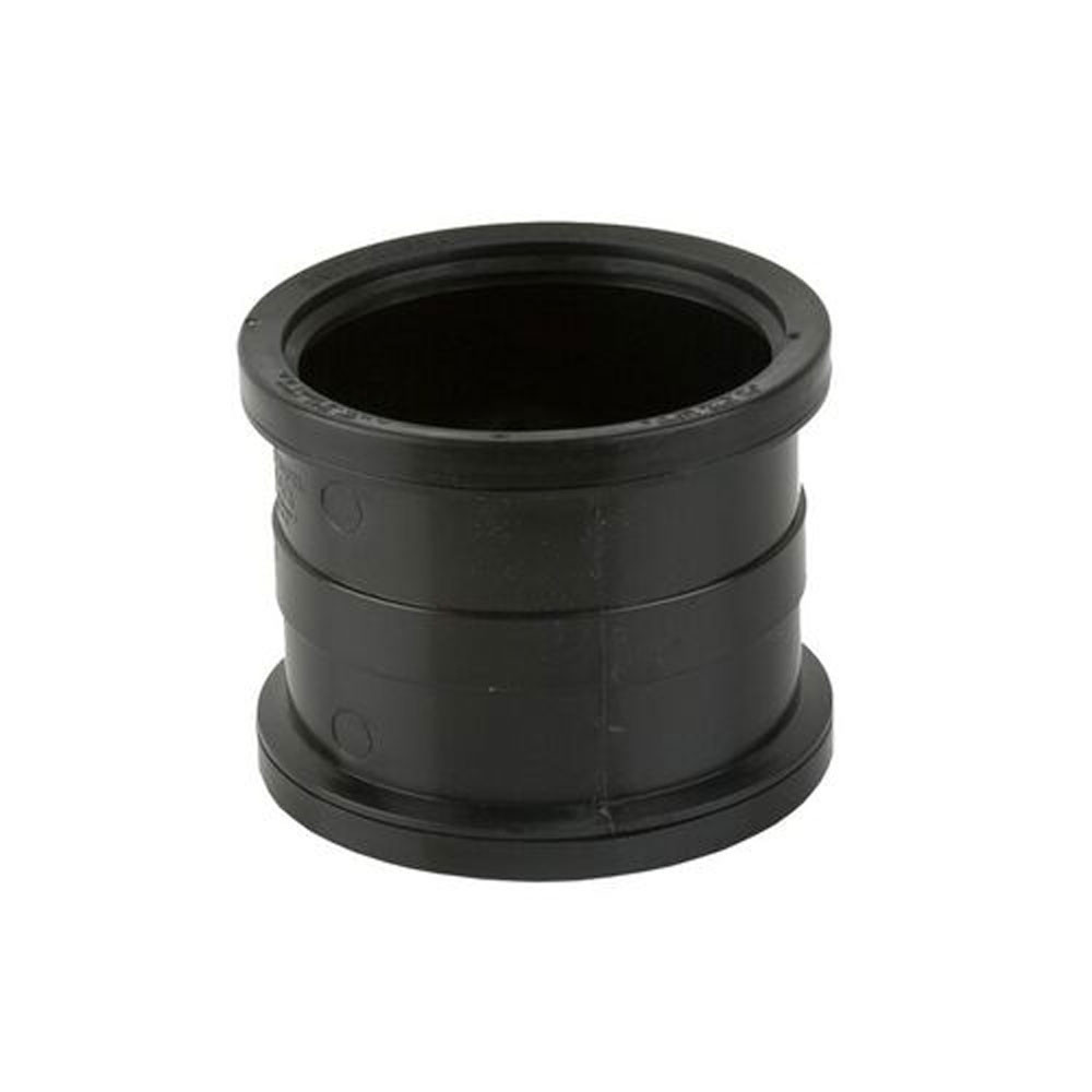 Brett Martin Plastic Double Socket Push Fit Soil Pipe Connector - 160mm