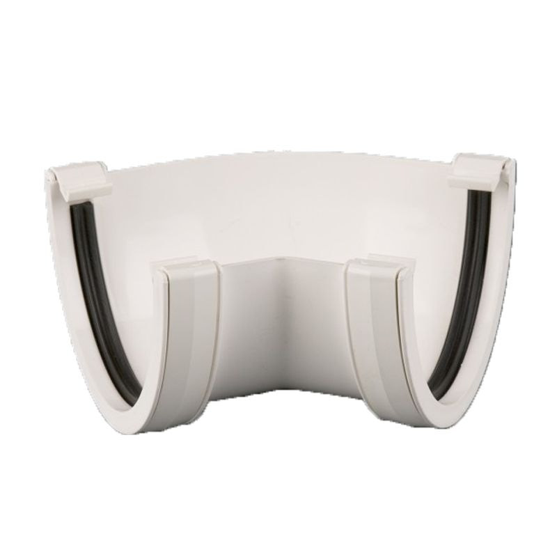 Brett Martin Plastic 115mm Deepstyle Gutter Fabricated Angle