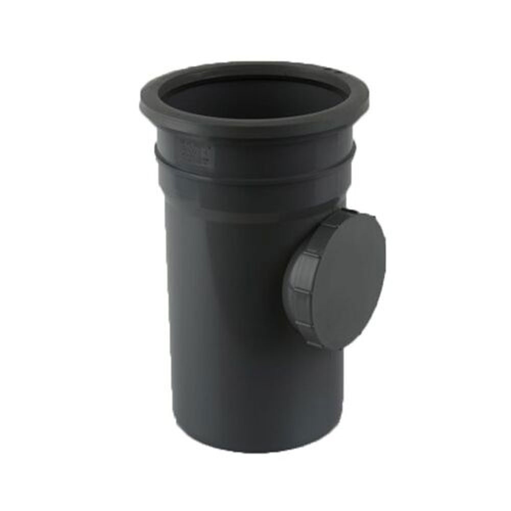 Brett Martin Plastic Push Fit Single Socket Soil Access Pipe - 160mm