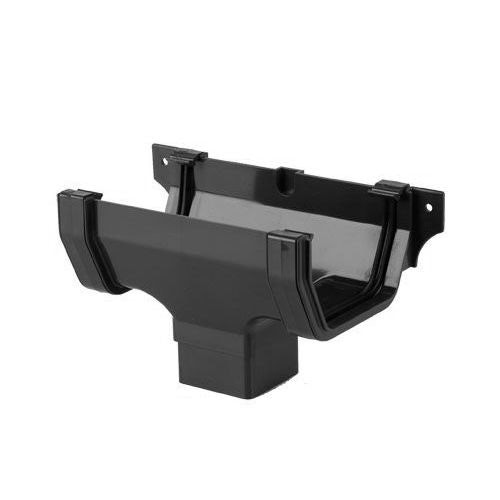 Brett Martin Plastic 114mm Squarestyle Gutter Running Outlet