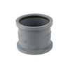 Brett Martin Soil Pipe Push Fit Double Socket Pipe Connector 110mm - Grey