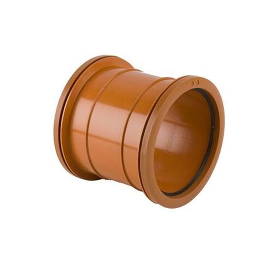 Brett Martin Underground Drain Pipe Double Socket PVC Slip Coupler ...