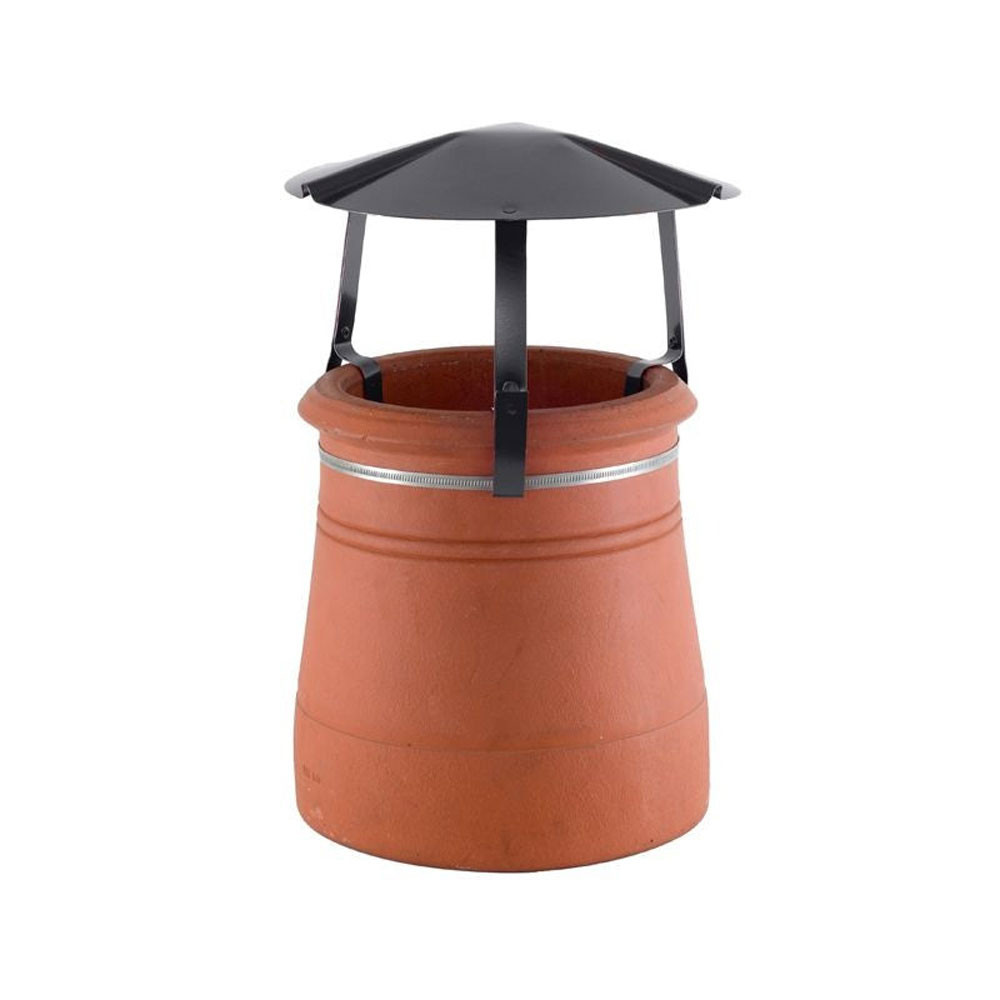 Brewer Cowls Metal Traditional Raincap Chimney Cowl - 150mm - 250mm