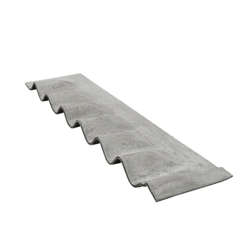 Briarwood EUROSIX 6 inch Profile Fibre Cement Eave Filler Piece in Natural Grey