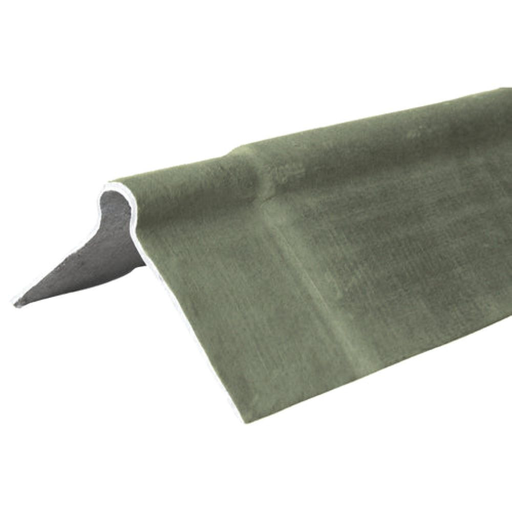 Briarwood EUROSIX Fibre Cement 200x200mm Roll-top Barge Board in Moorland Green