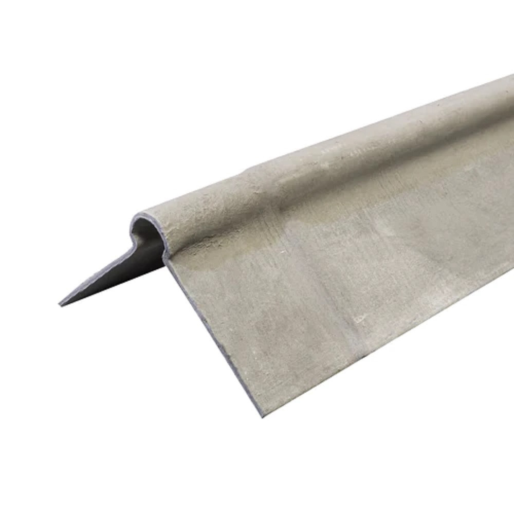 Briarwood EUROSIX Fibre Cement 200x200mm Roll-top Barge Board in Natural Grey