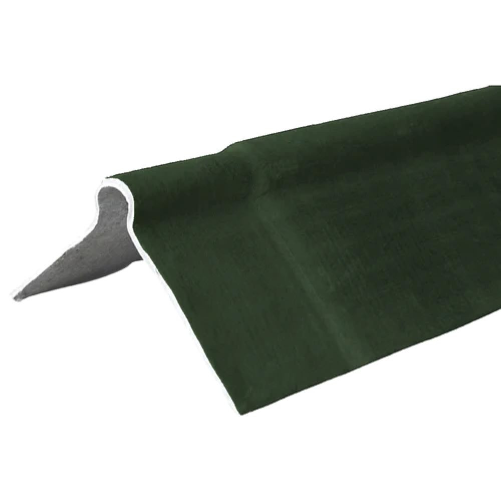 Briarwood EUROSIX Fibre Cement 200x200mm Roll-top Barge Board in Juniper Green