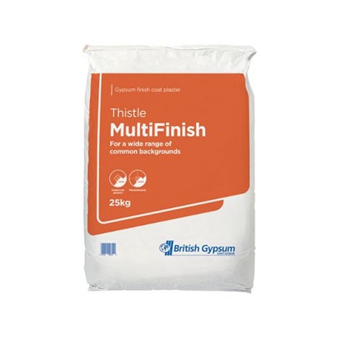 British Gypsum Thistle Multifinish Plaster - 25kg