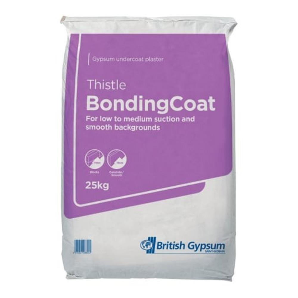 British Gypsum Thistle Bonding Undercoat Plaster - 25kg