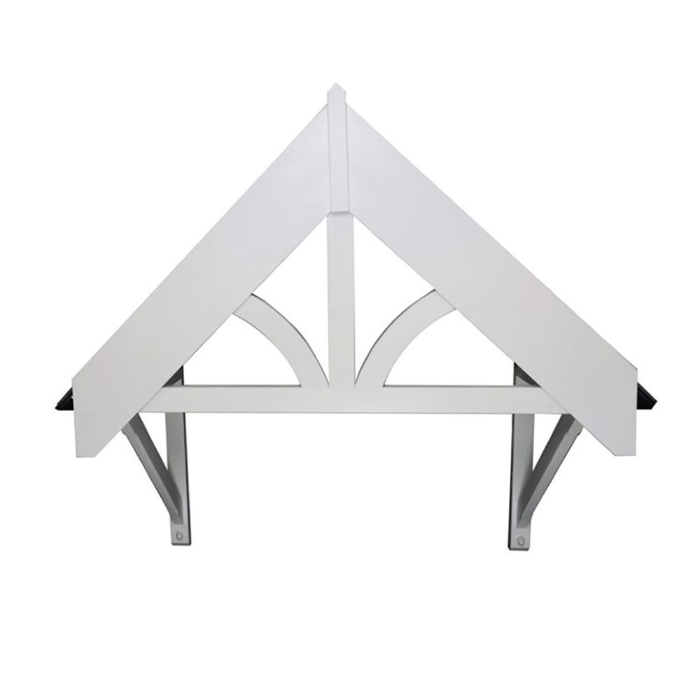 Britmet The Coneygree Curved W-Truss Apex Door Canopy Kit