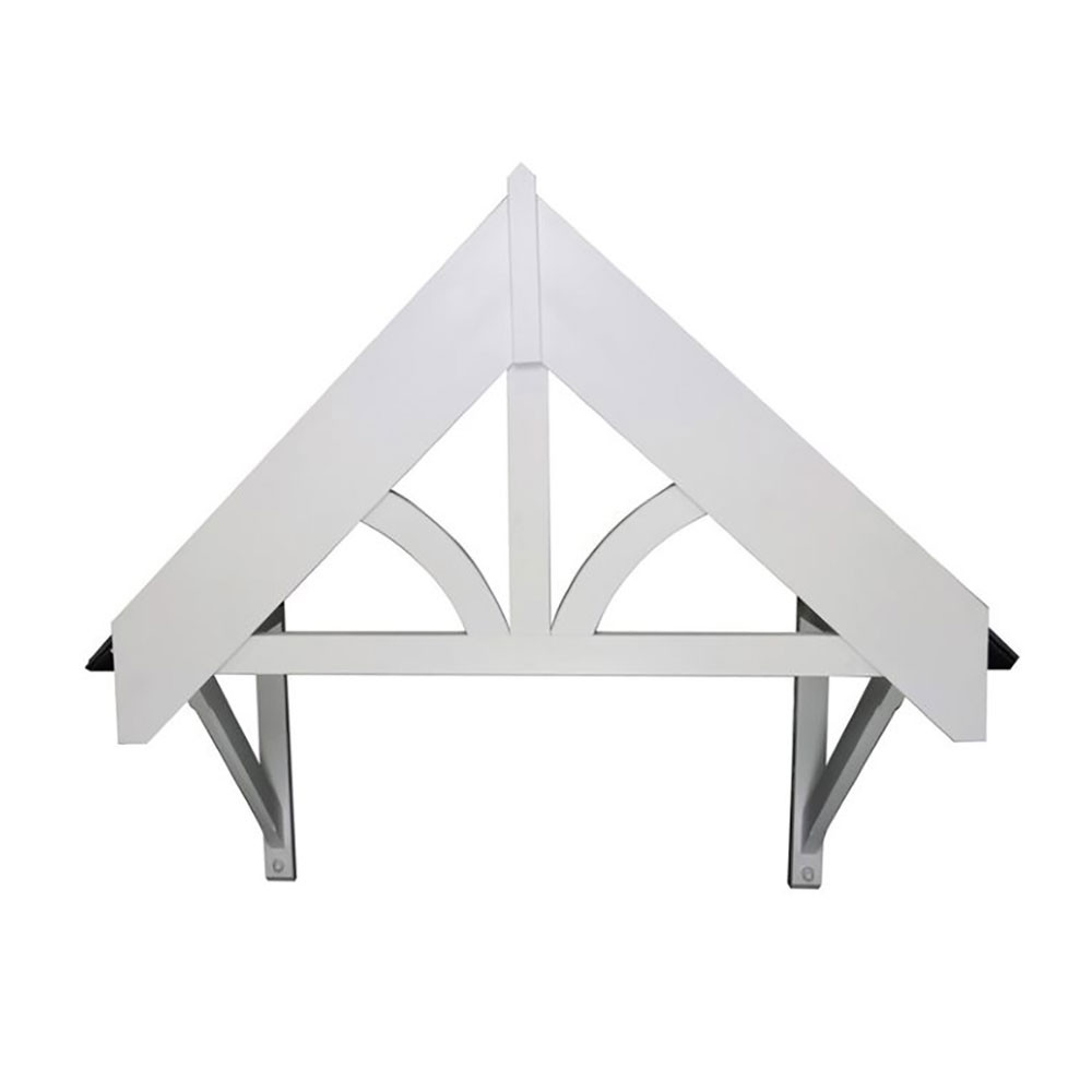 Britmet The Kingfisher Curved T-Truss Apex Door Canopy Kit