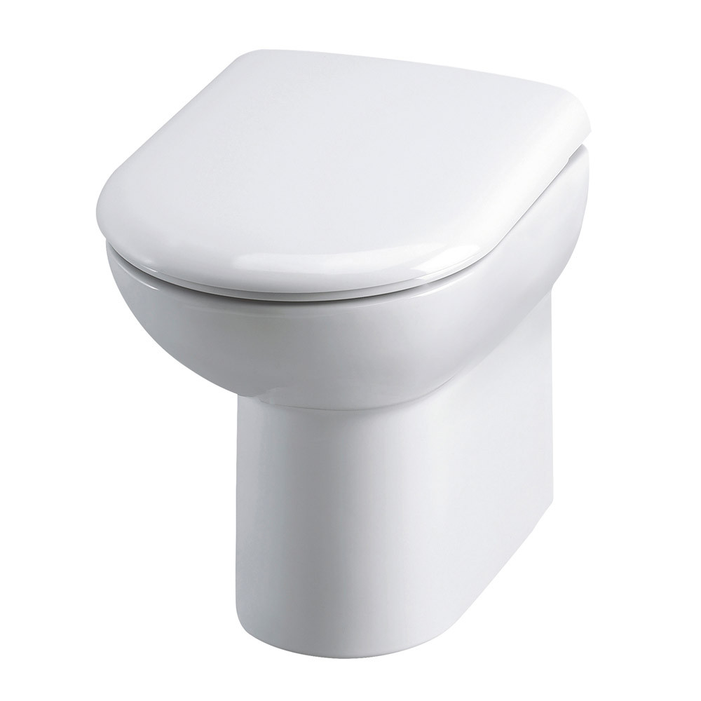 Nuie Lawton White Comfort Height Back To Wall Toilet Pan