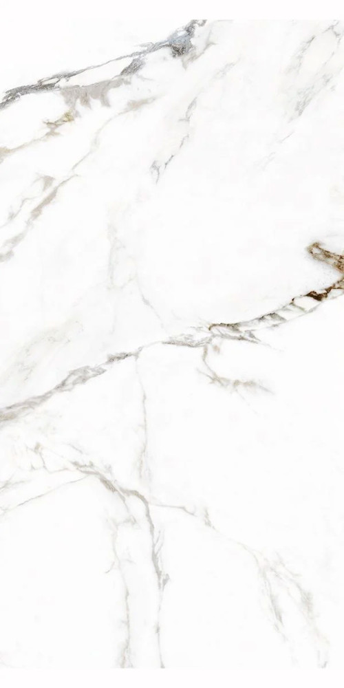 Calacatta Gold Marble Effect Polished Porcelain Wall & Floor Tile 1200mm x 600mm Tile