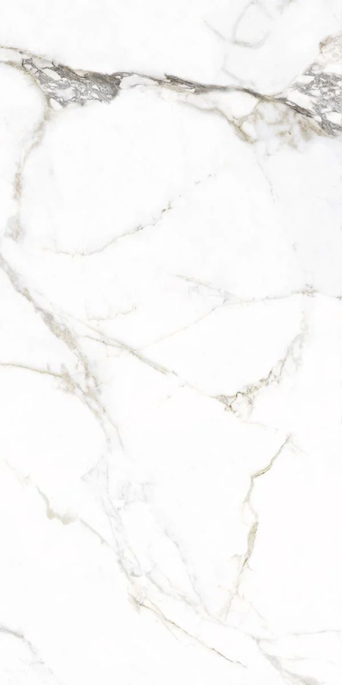 Calacatta Gold Marble Effect Polished Porcelain Wall & Floor Tile 1200mm x 600mm Tile