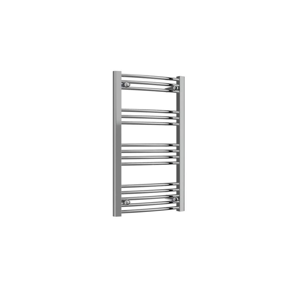 Capo Chrome 1000Mm X 400Mm Curved Towel Rail Steel