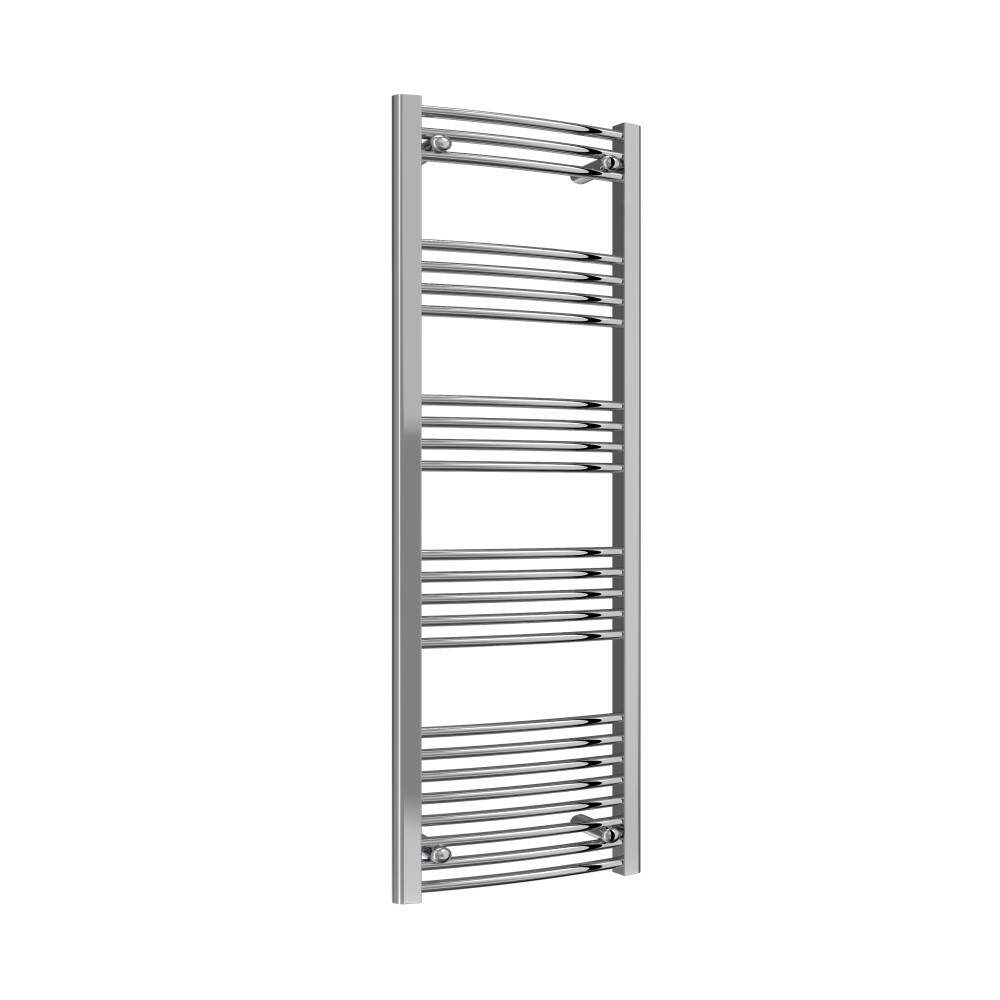 Capo Chrome 1600Mm X 400Mm Curved Towel Rail Steel