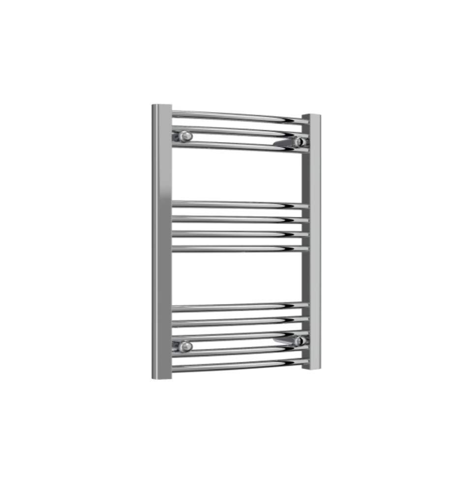 Capo Chrome 800Mm X 400Mm Curved Towel Rail Steel
