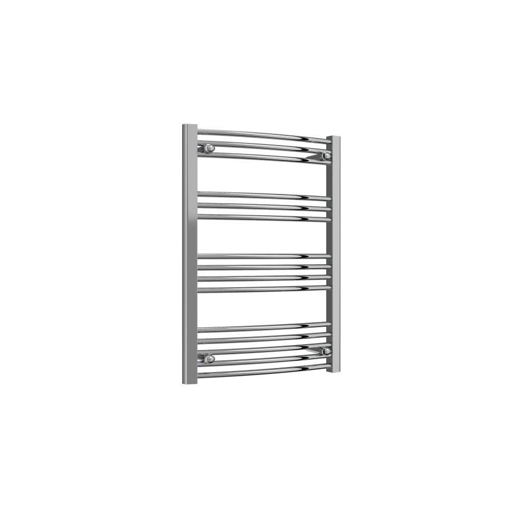 Capo Chrome 1000Mm X 500Mm Curved Towel Rail Steel