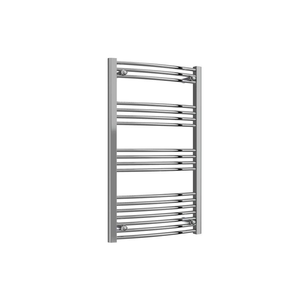 Capo Chrome 1200Mm X 500Mm Curved Towel Rail Steel