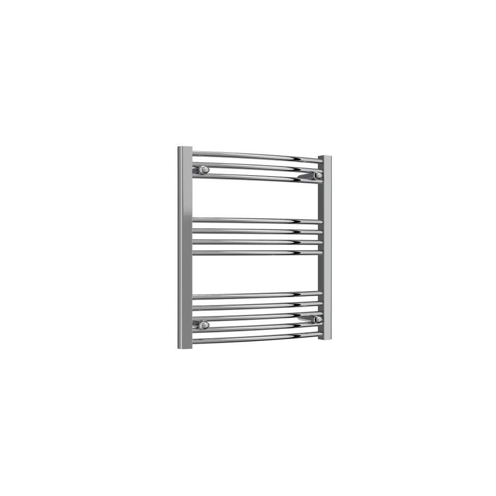 Capo Chrome 800Mm X 500Mm Curved Towel Rail Steel