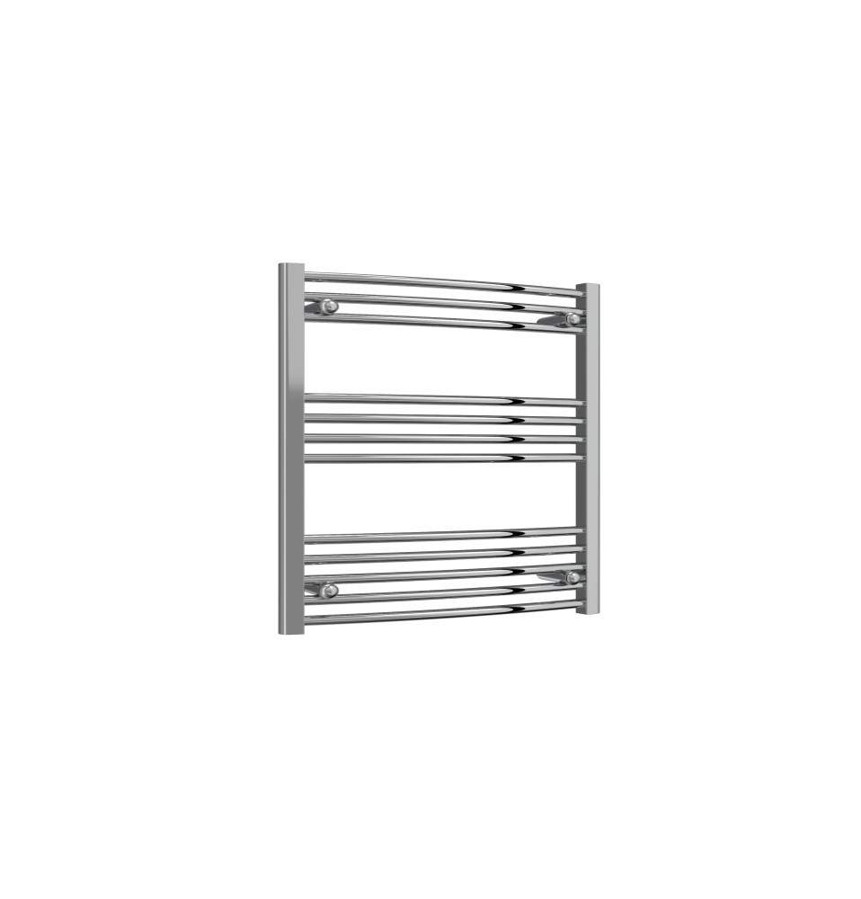 Capo Chrome 800Mm X 600Mm Curved Towel Rail Steel