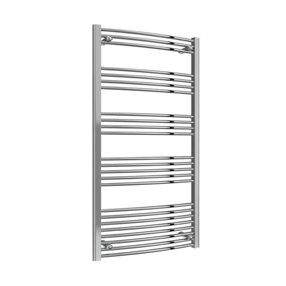 Capo Chrome 1600Mm X 600Mm Curved Towel Rail Steel