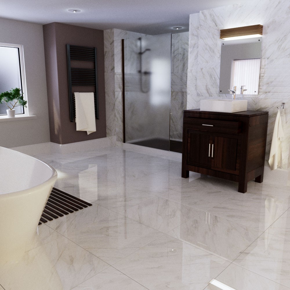 Capri_White_Gloss_Marble_Effect_Wall_&_Floor_Tile_Lifestyle