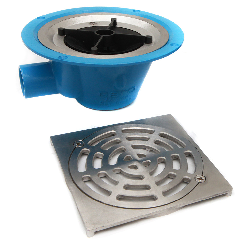 LoLine Shower Outlet for Tiled Flooring (Stainless Steel)