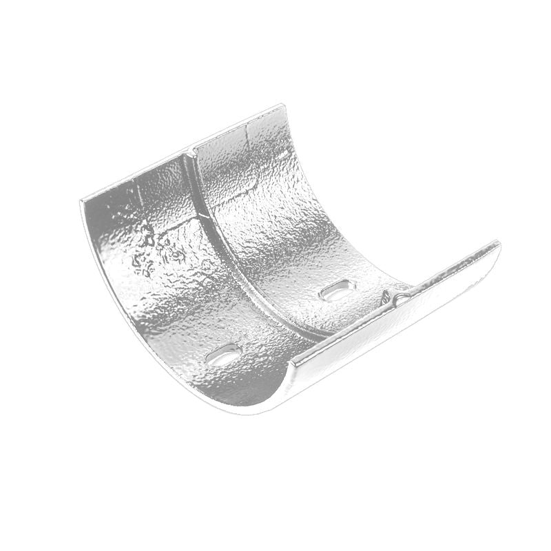 Cast Aluminium Guttering Beaded Deep Run Union Clip 113mm - Plain