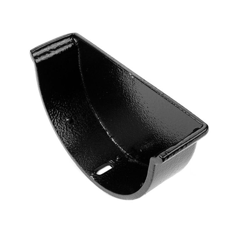 Alumasc Heritage Aluminium Beaded Half Round External Stop End