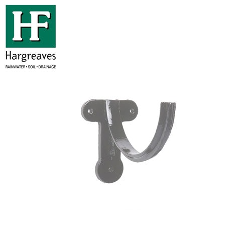 Cast Iron Deep Style Guttering Fascia Bracket 125mm - Primed Finish