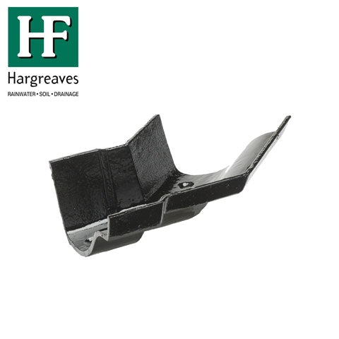 Cast Iron OG Guttering 135Dg External Angle - 115mm Black Finish