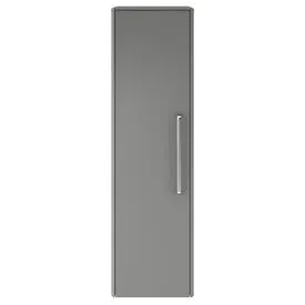Hudson Reed Solar Cool Grey Wall Hung Tall Unit - 350mm