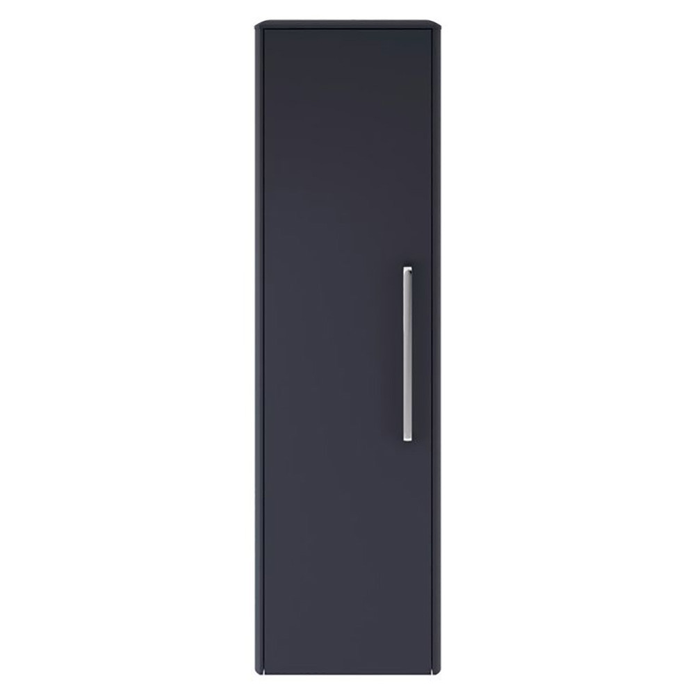 Hudson Reed Solar Indigo Blue Wall Hung Tall Unit - 350mm