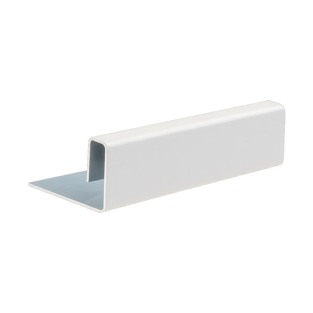 Cedral Lap 3000mm Aluminium End Profile - Pewter Grey