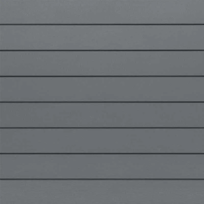 Metal Cladding Gray Cedral Click Smooth Weatherboard Cladding 3600mm x 186mm x 12mm - Steel ...