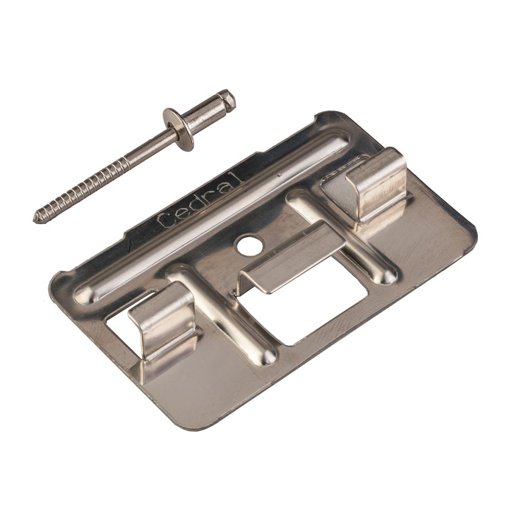 Cedral Click Stainless Steel Clip & Rivet - Pack of 250