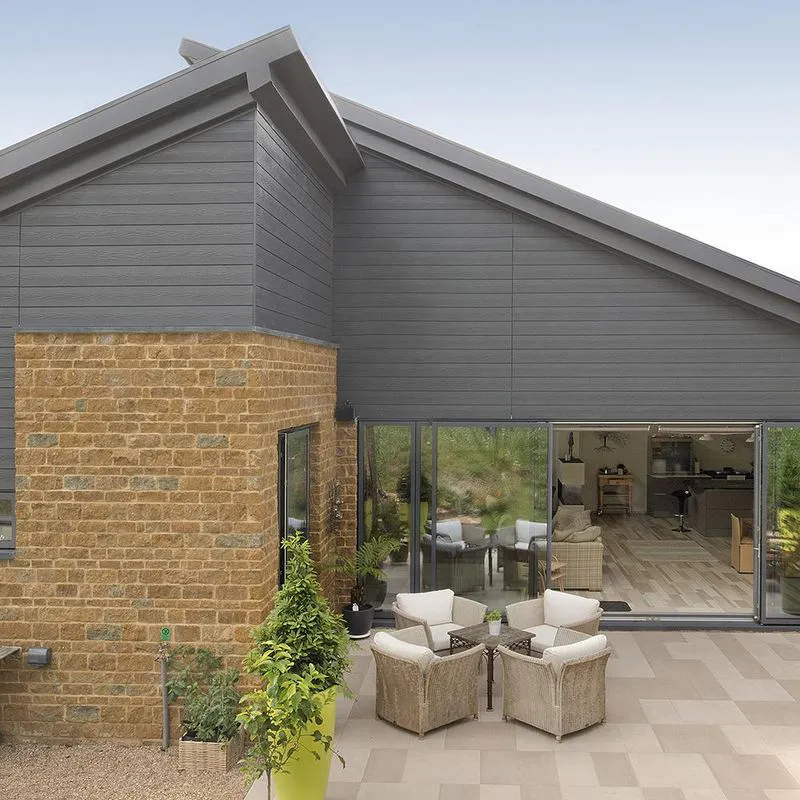 Cladding For Store Cedral Click Wood Weatherboard Cladding 3600mm x 186mm x 12mm - Slate ...