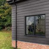 Grey Windows Timber Cladding Cedral Lap Wood Weatherboard Cladding 3600mm x 190mm x 10mm - Pewter ...