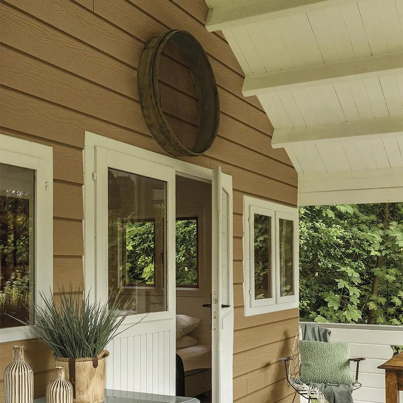 Smooth Yellow Cladding Cedral Lap Wood Weatherboard Cladding 3600mm x 190mm x 10mm - Sand ...