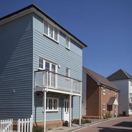 Cedral Lap Wood Weatherboard Cladding 3600mm x 190mm x 10mm - Sky Blue ...