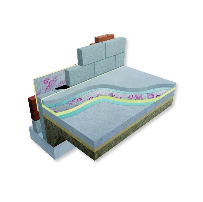 Product image for Celotex GA4100 General Purpose PIR Insulation Board - 2400 X 1200 X 100mm