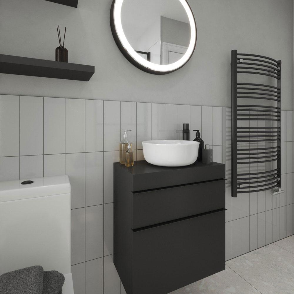 Chroma Clay Satin Glazed Ceramic Wall Tile - 300mm x 100mm
