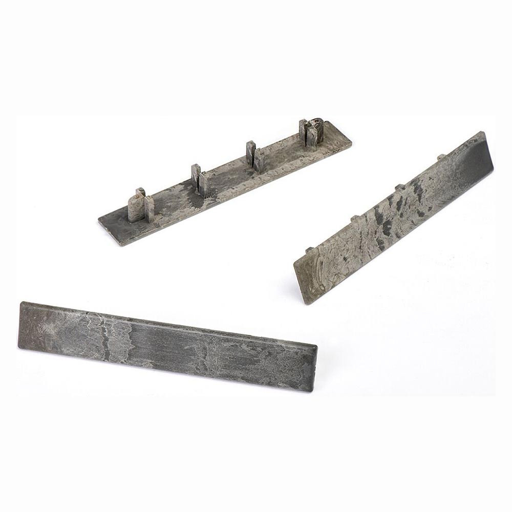 Cladco Hollow Composite Decking End Cap Cover Light Grey Tile