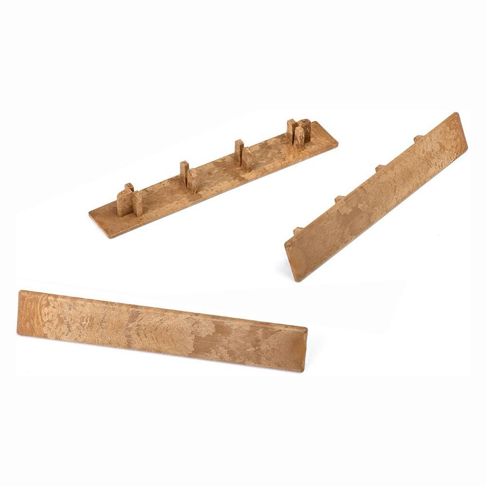 Cladco Hollow Composite Decking End Cap Cover Teak Landscaping