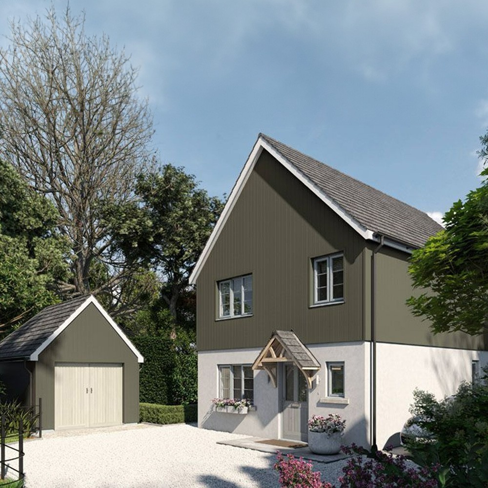 cladco_composite_wall_cladding_board_olive_green_lifestyle